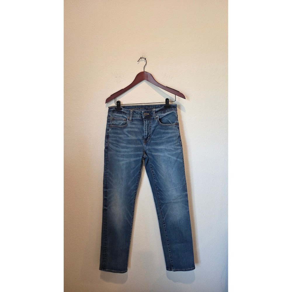 American Eagle Outfitters Men's Slim Fit Blue Wash Jeans Size 32x32 - Picture 10 of 12